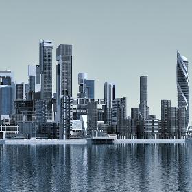 3D Futuristic City 04